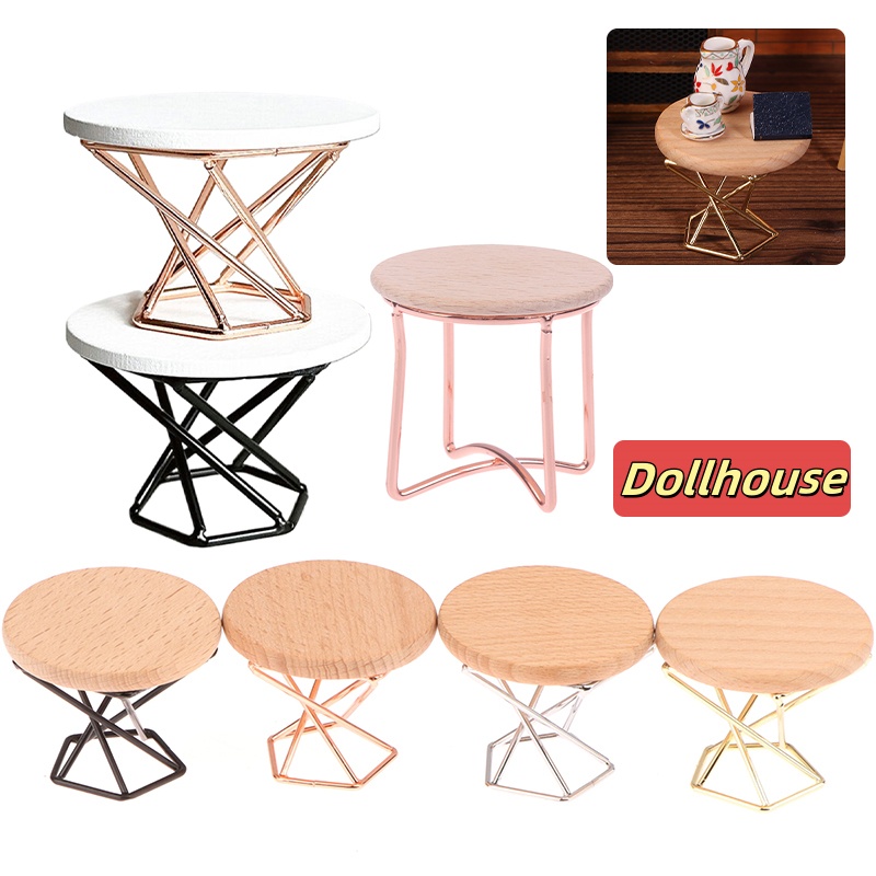 Home Barista - 1/12 Dollhouse Simulation Coffee Table Round