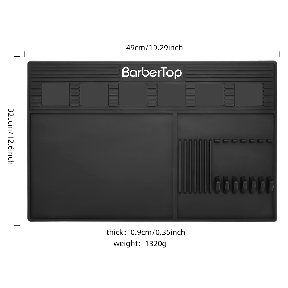 Barber Mats Barber Tools Stora - Bar Mat Rubber recension och pris