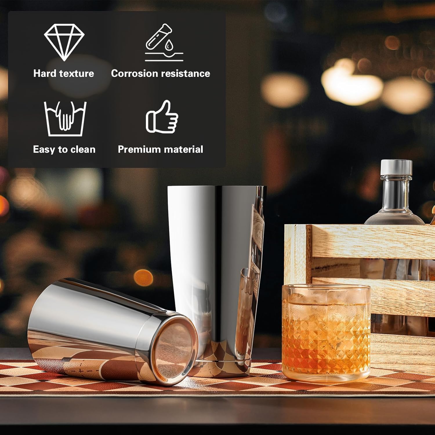 Boston Cocktail Shaker Set 18  - Boston Shaker Set recension och pris