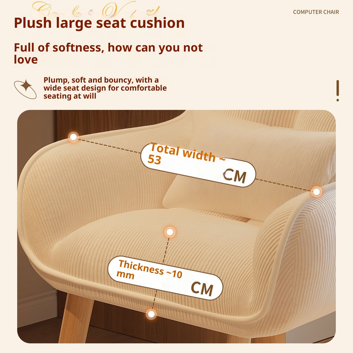Bedroom chair, backrest makeup - Home Bargains recension och pris