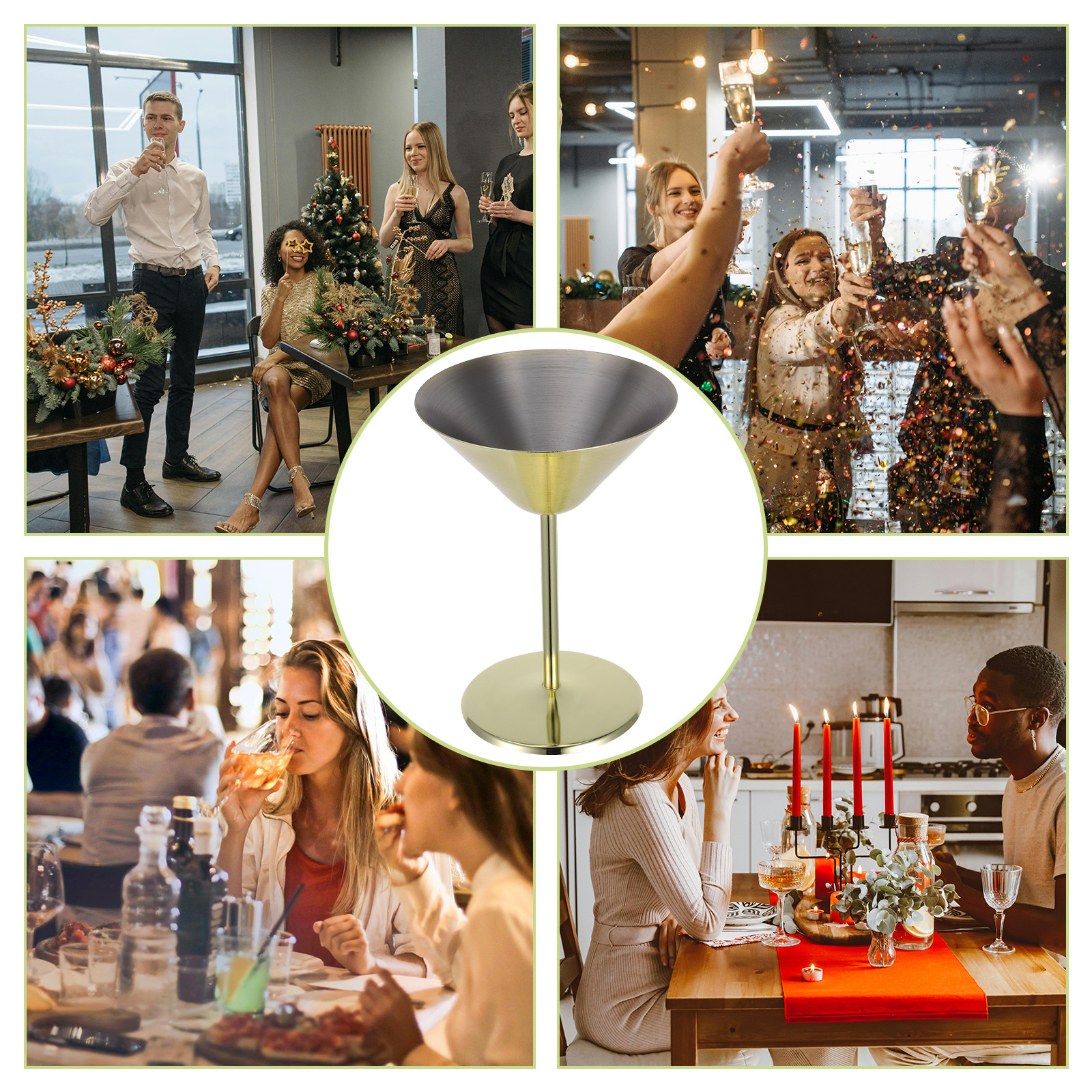 Stainless Steel Cocktail Cup P - Home Bar Lounge recension och pris