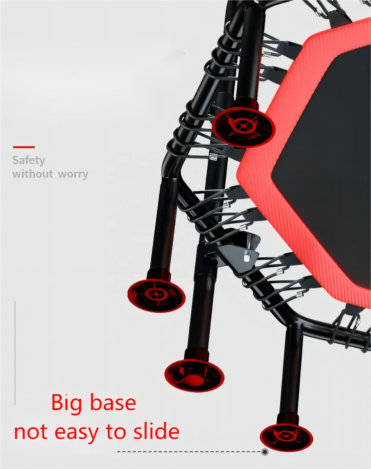 Trampoline with Adjustable Han - Home Bar And Gym recension och pris
