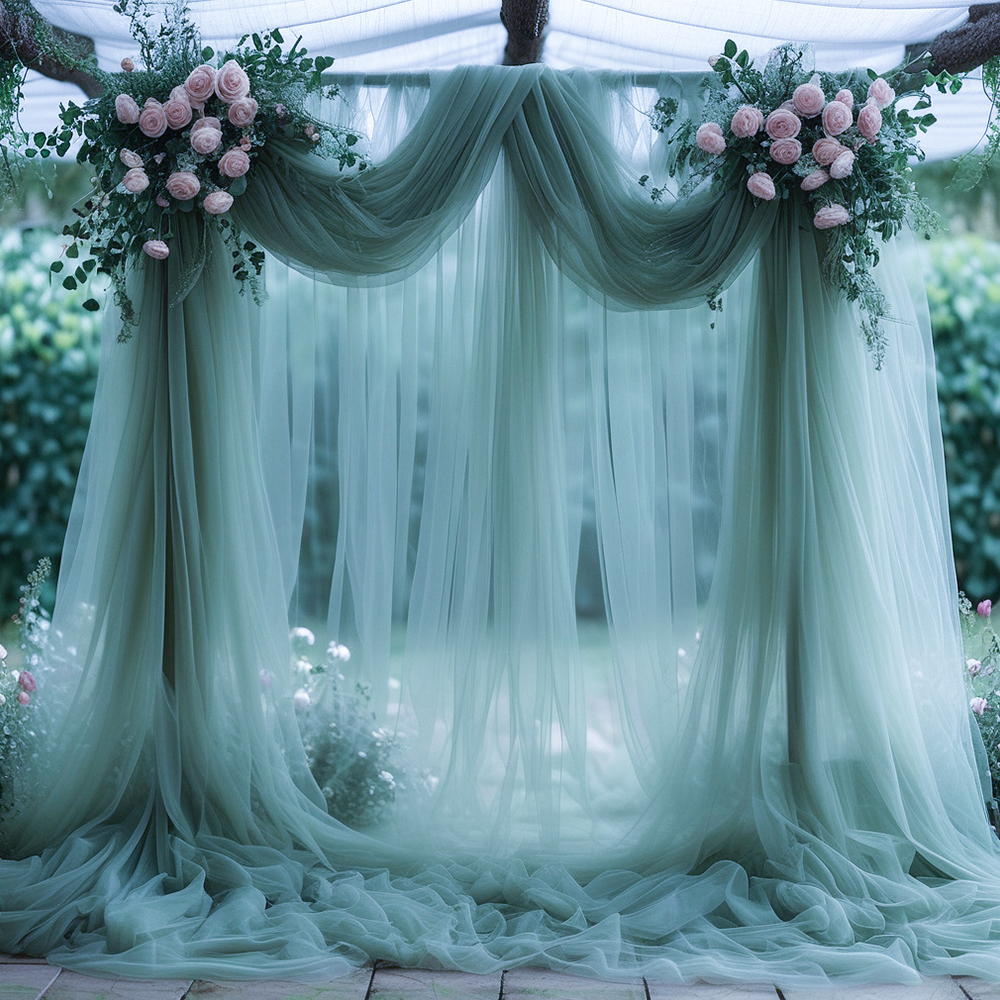 Sheer Tulle Decorative Curtain - Home Bargains recension och pris