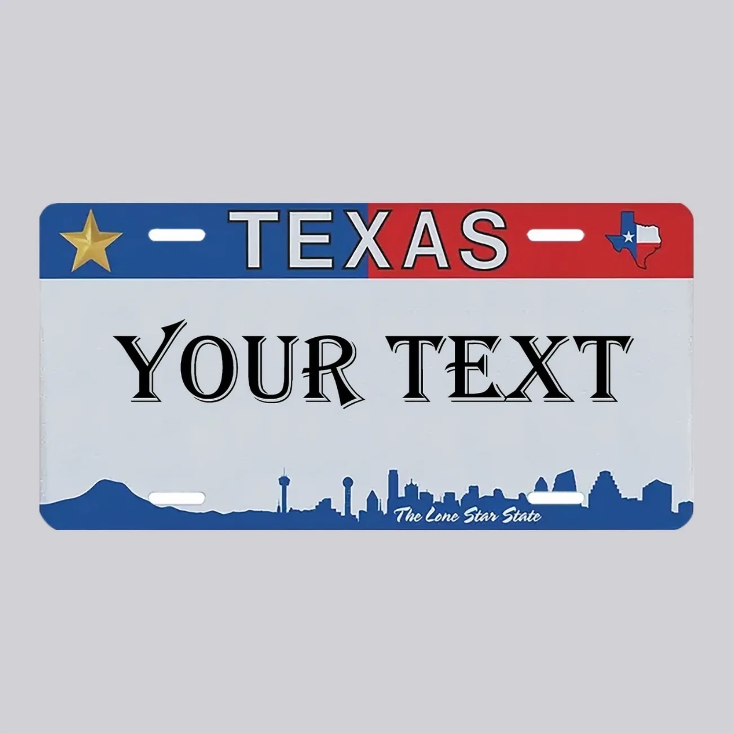 Customizable Retro Texas Alumi - Home Bar Signs recension och pris