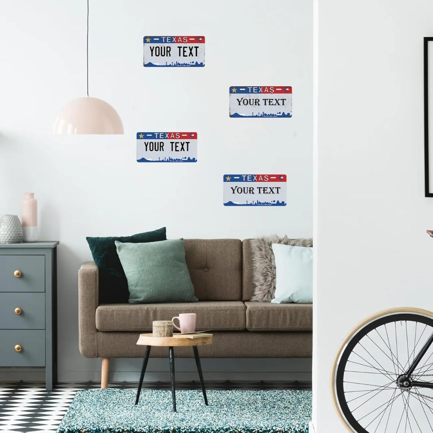 Customizable Retro Texas Alumi - Home Bar Signs recension och pris