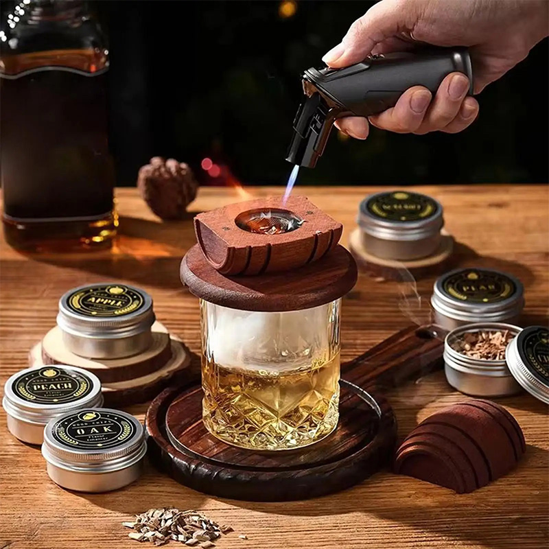 Wooden Cocktail Smoker Kit Smo - Smoking Gun Kit recension och pris