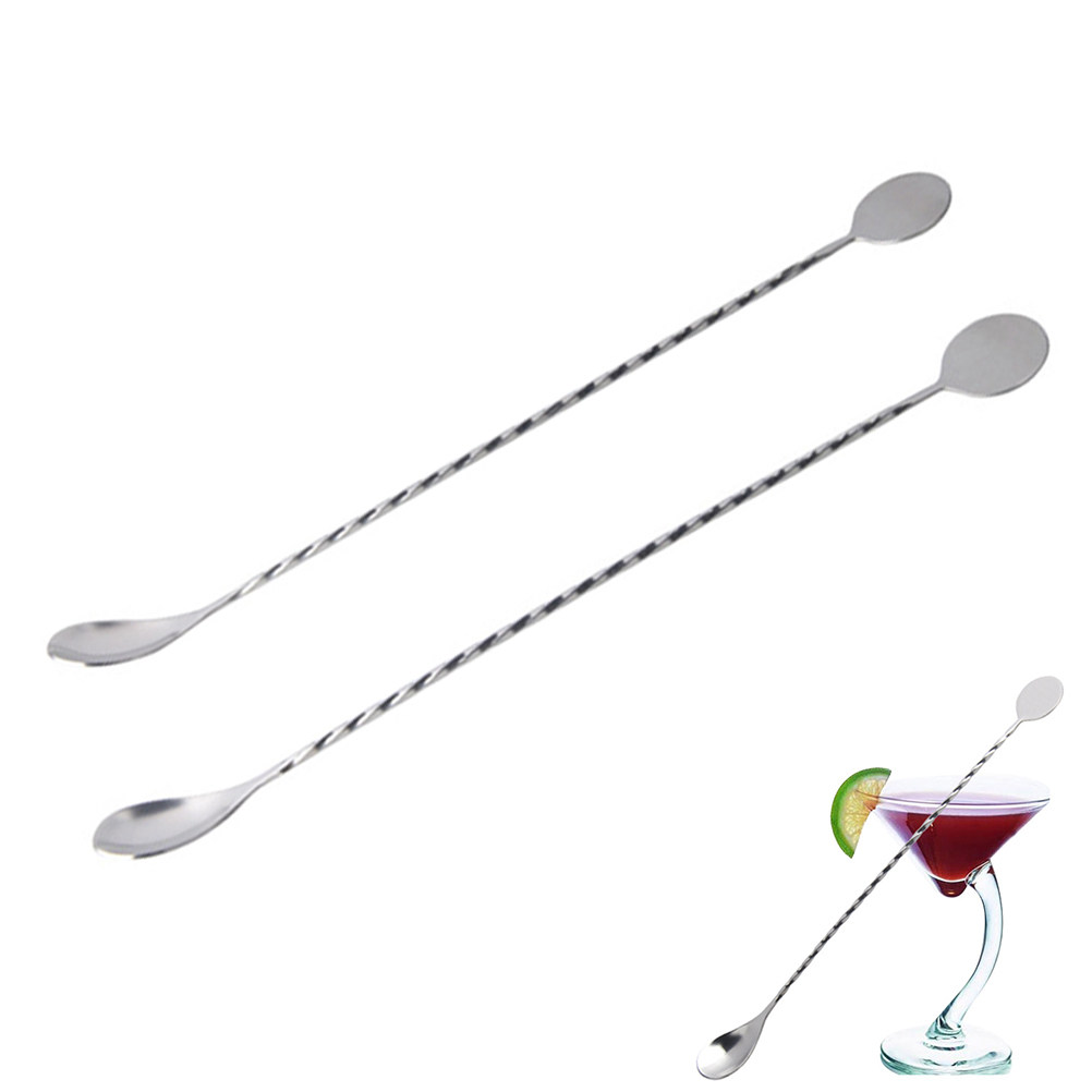 2Pcs Cocktail Bar Spoon Twiste - Bar Spoon Twisted recension och pris