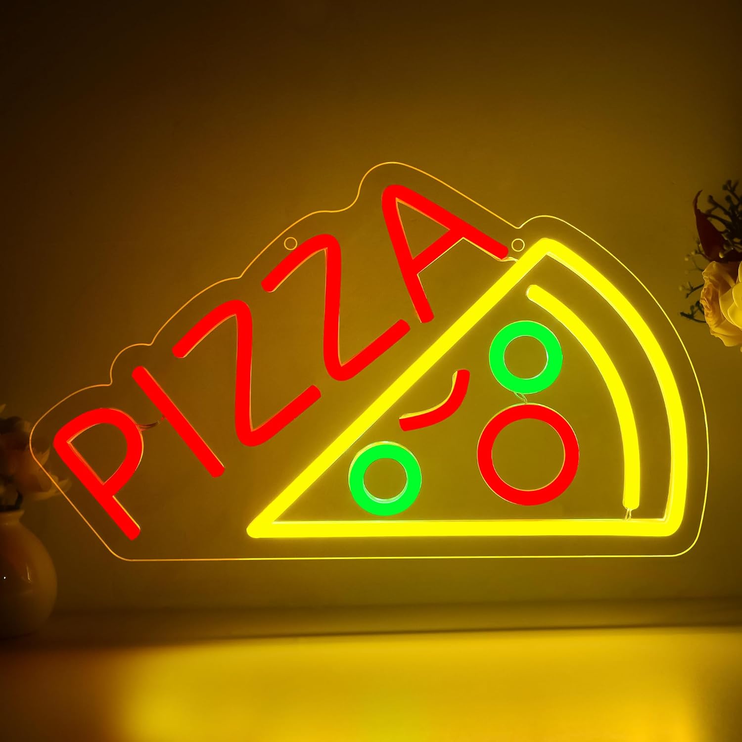 Pizza Neon Sign Business USB L - Home Bar Signs recension och pris