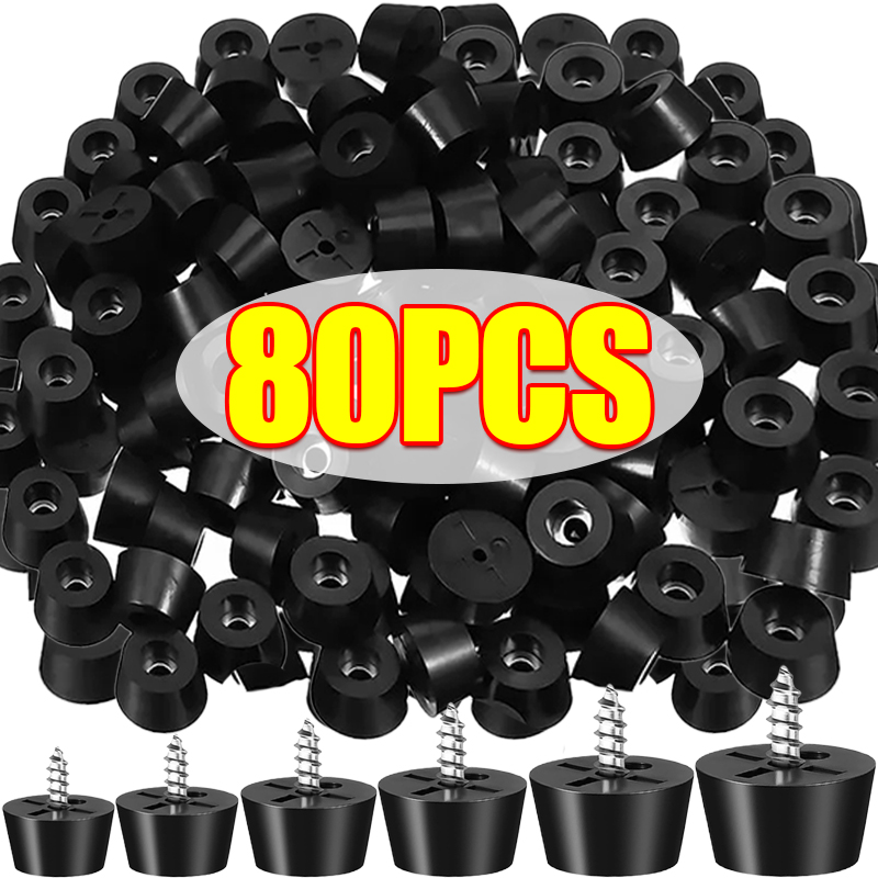 80/8pcs Rubber Pads Floor Prot - Bar Mat Rubber recension och pris