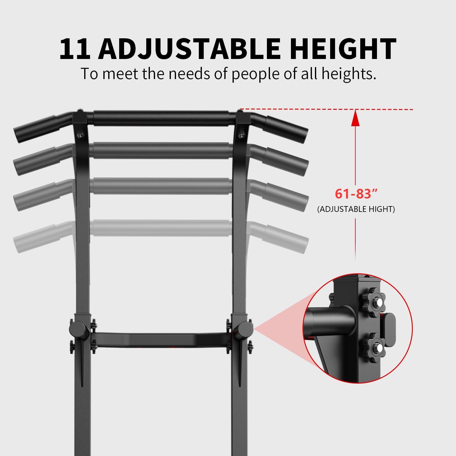 Adjustable Height Pull Up Bar  - Home Bar Setup recension och pris
