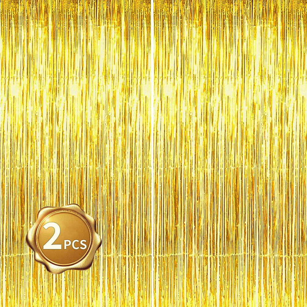2Pack Gold Metallic Foil Tinse - Home Bargains recension och pris
