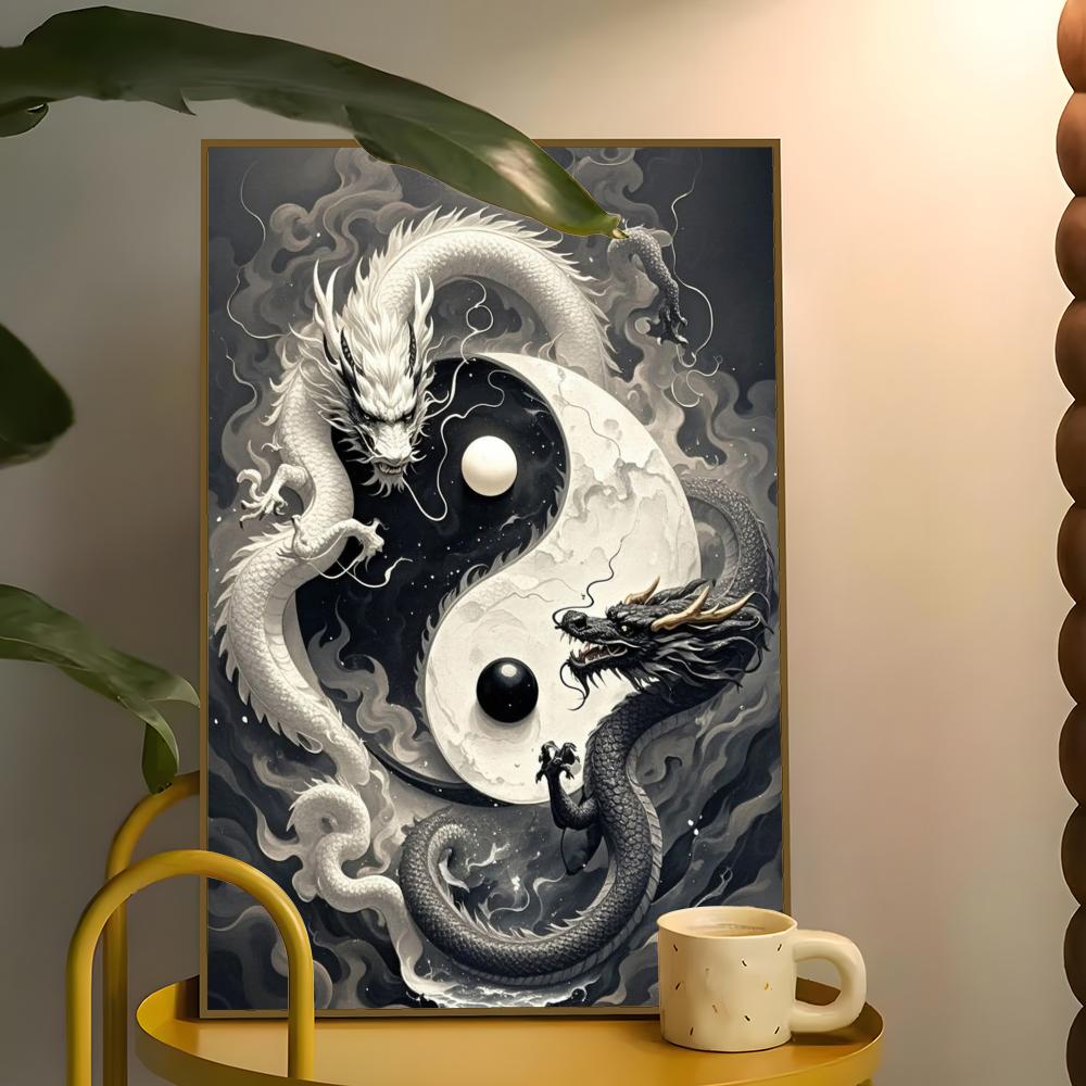 Art R-Red Fox Dragon Elephant  - Home Bar And Theater recension och pris