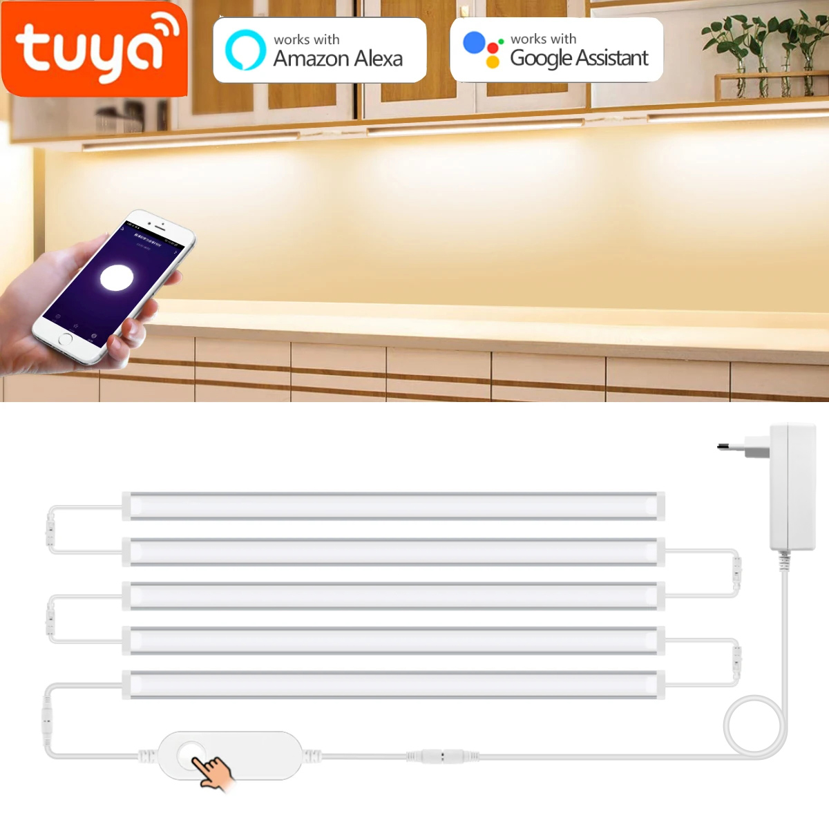 Smart Voice Control LED Kitche - Home Bar And Cabinet recension och pris