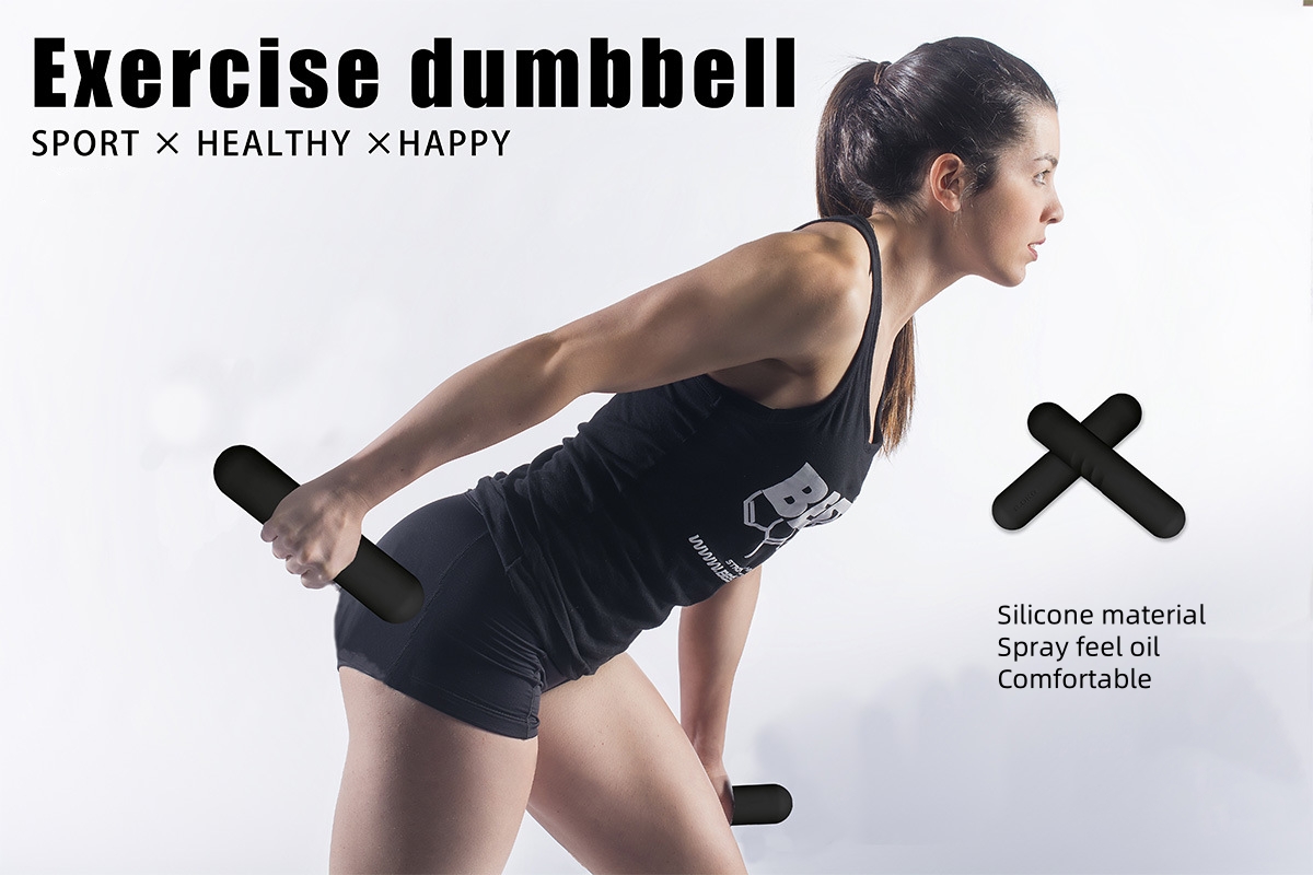 Barbell Bar Beam Silicone Dumb - Bar Mat Rubber recension och pris