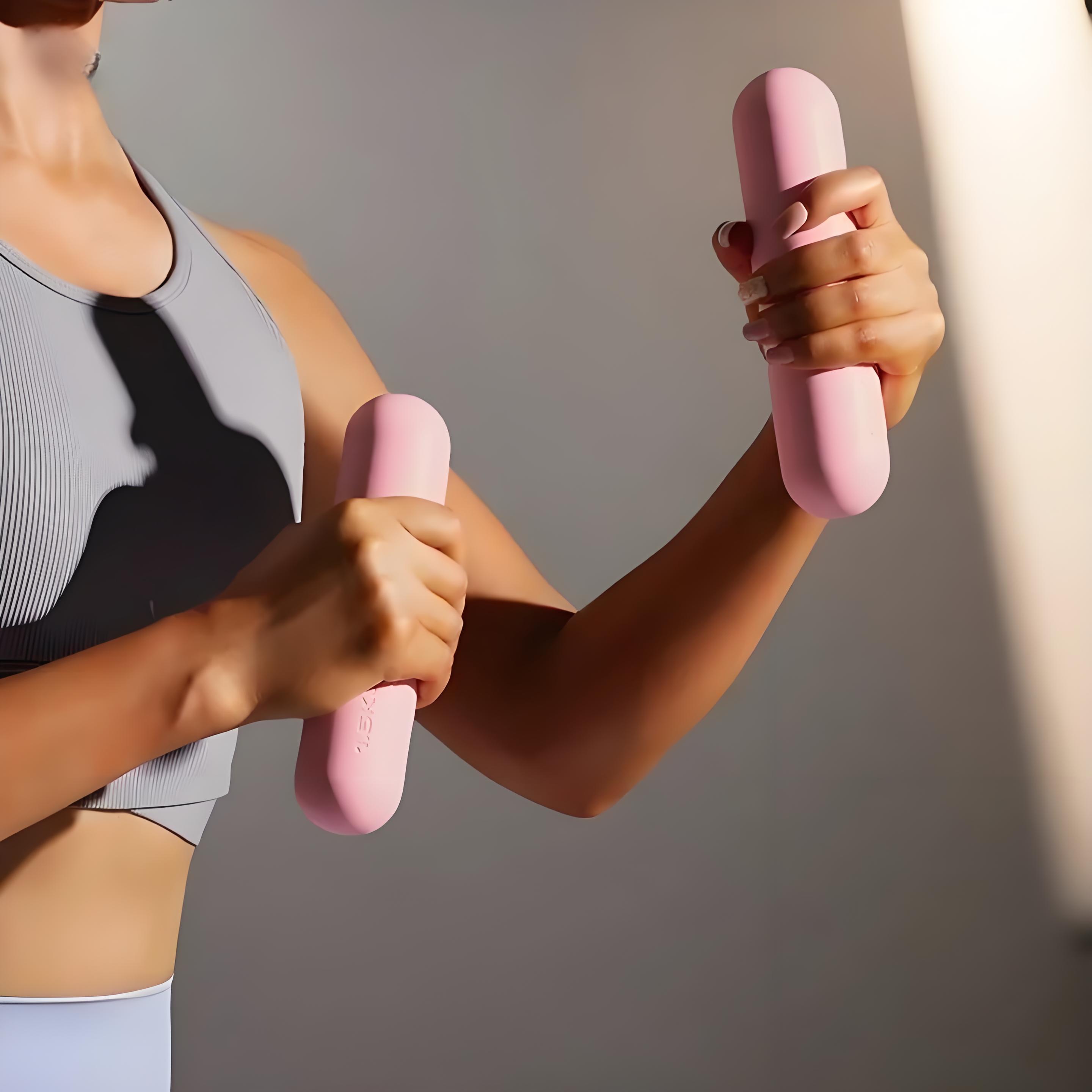 Barbell Bar Beam Silicone Dumb - Bar Mat Rubber recension och pris