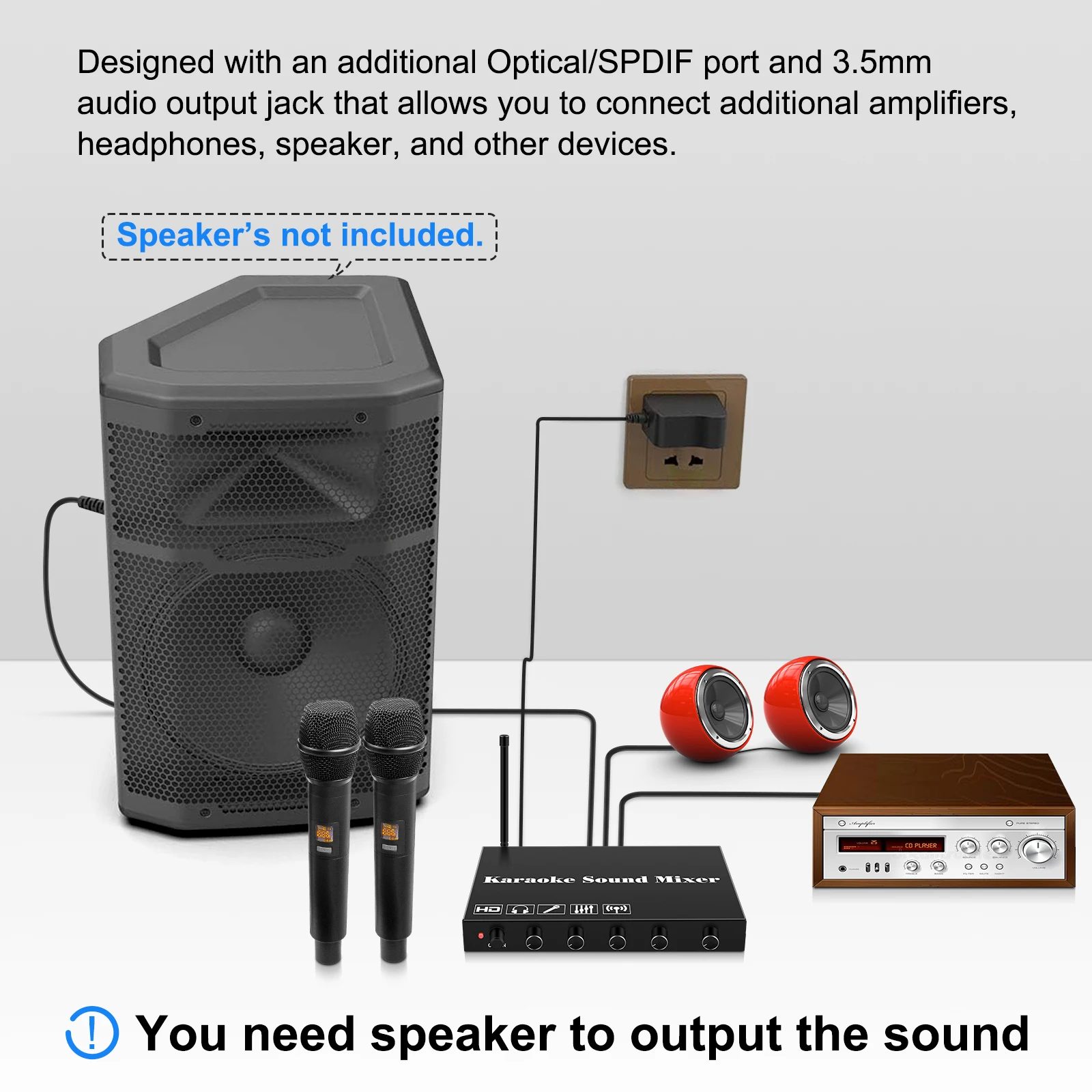HDMI Karaoke Player Mixer Home - Home Bar And Theater recension och pris