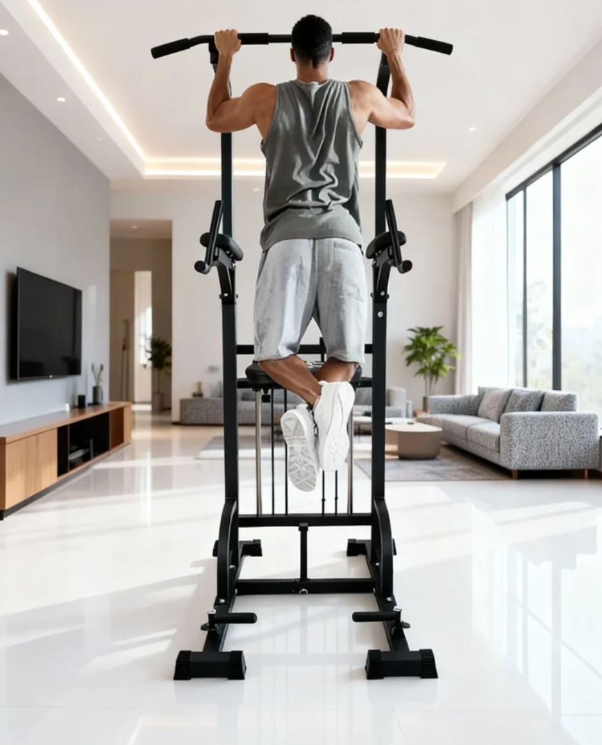 Power Tower Pull-Up Dip Statio - Home Bar And Gym recension och pris