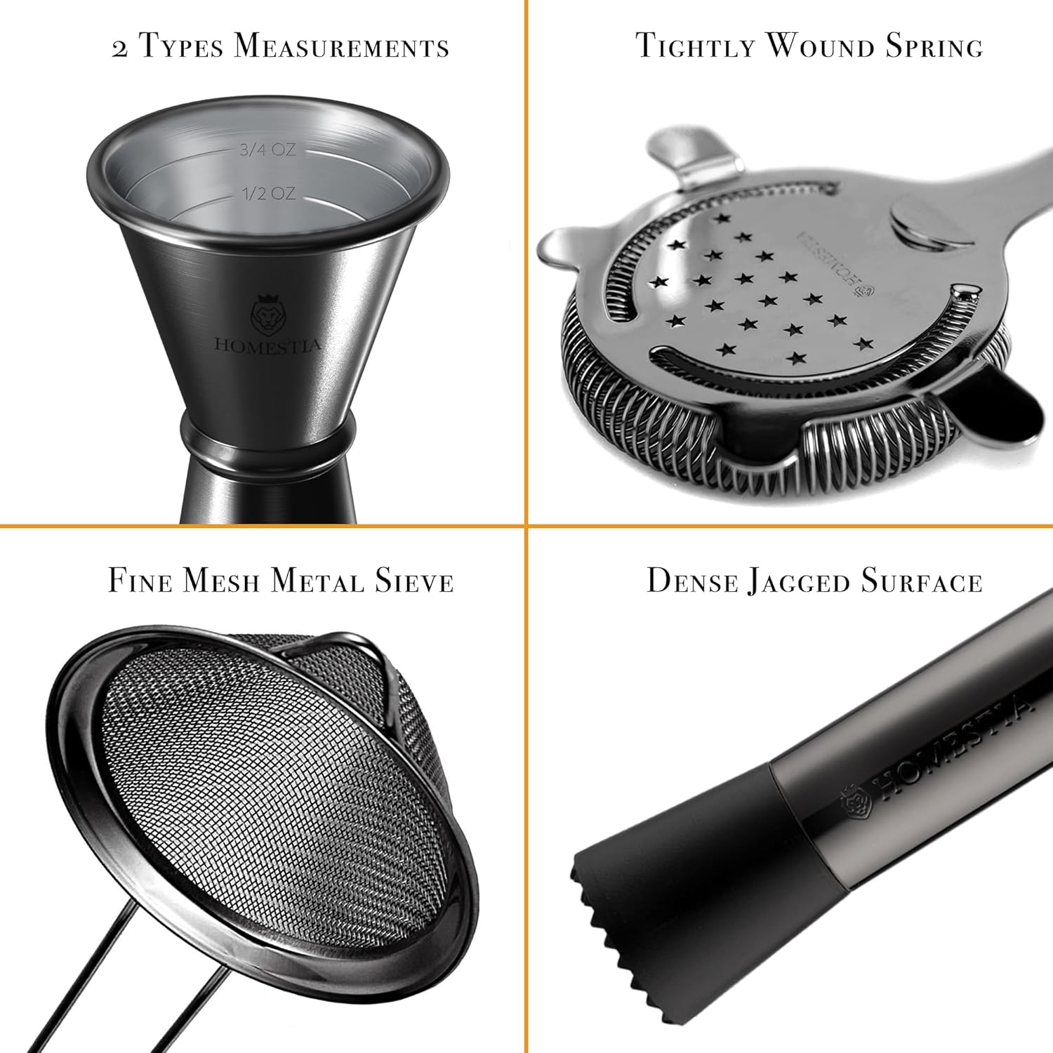 Cocktail Shaker Sets, 12 Pcs S - Boston Shaker Set recension och pris