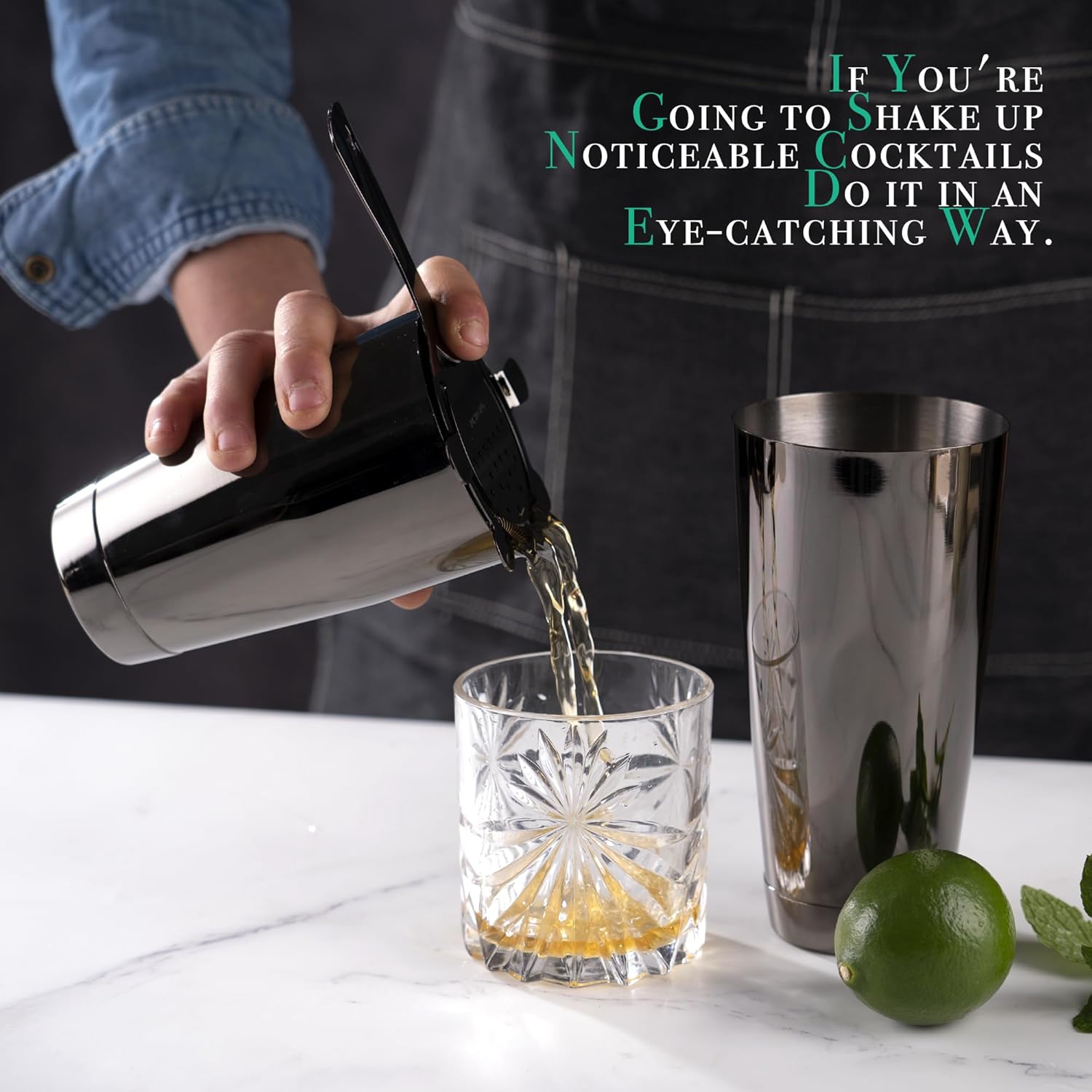 Cocktail Shaker Sets, 12 Pcs S - Boston Shaker Set recension och pris