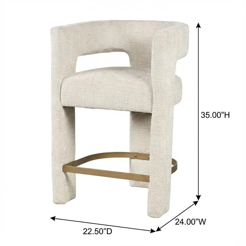 Gwen Natural Upholstered Count - Home Bar Seating recension och pris