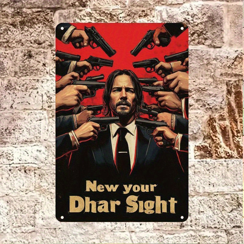 ,  John Wick Inspired Metal Po - Home Bar And Theater recension och pris