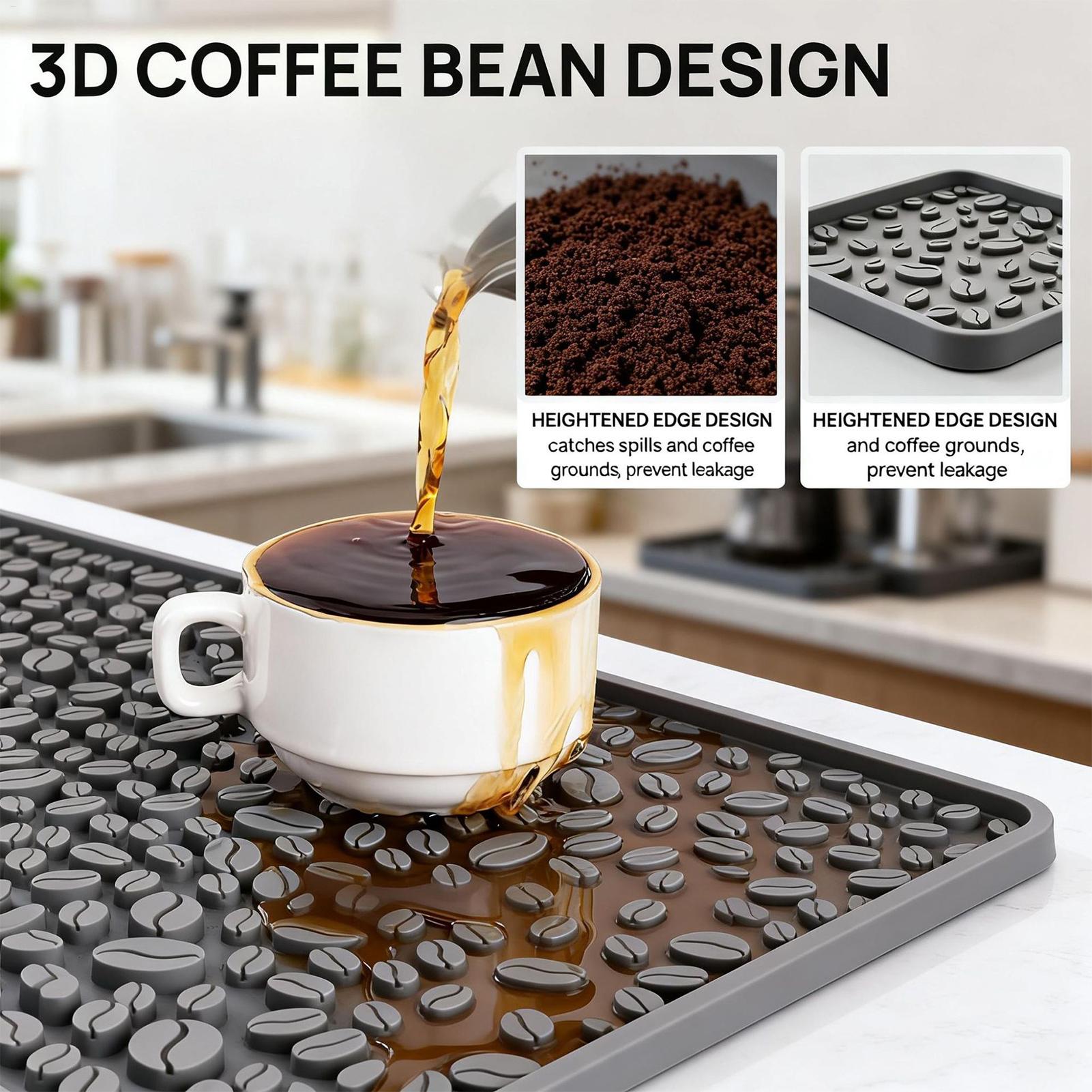 Silicone Coffee Bar Mat 16x8 I - Bar Mat Rubber recension och pris