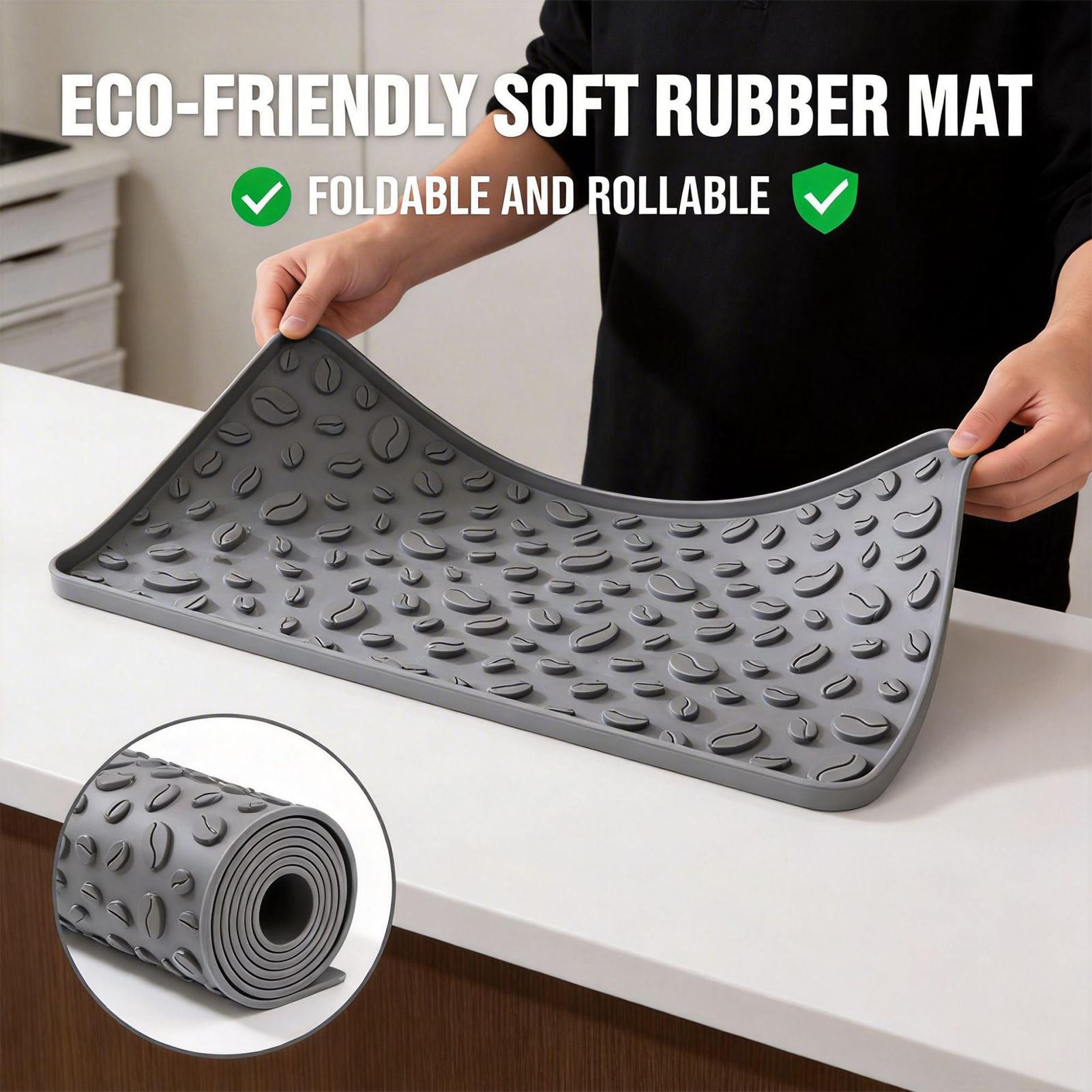 Silicone Coffee Bar Mat 16x8 I - Bar Mat Rubber recension och pris