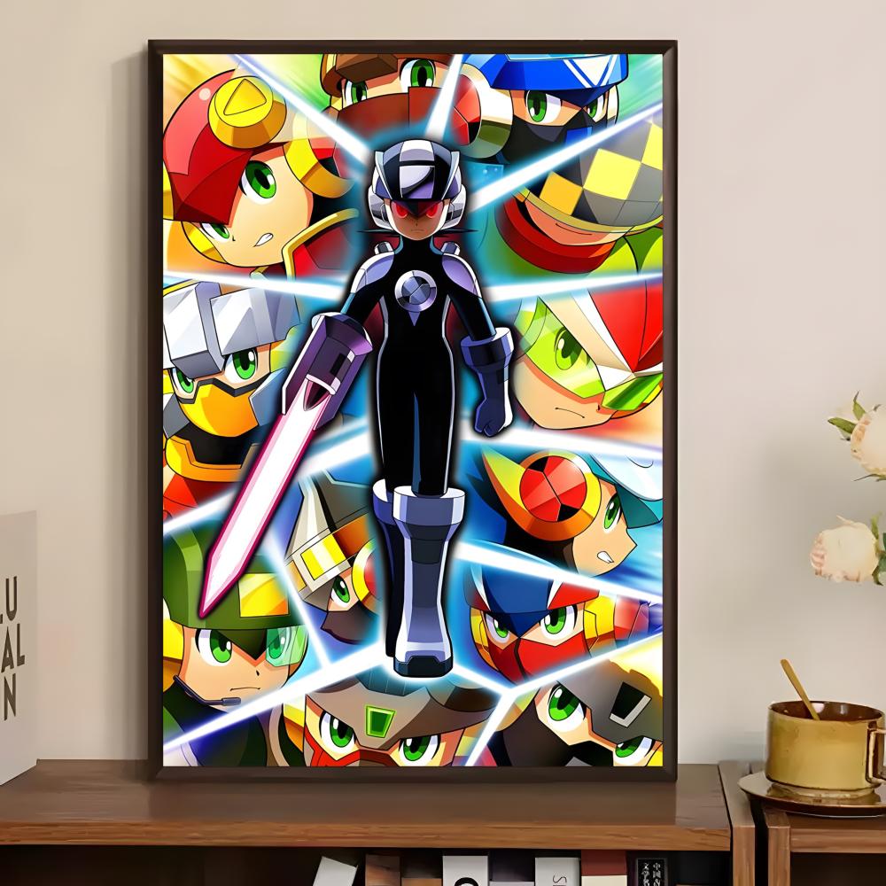 Classic Mega Man Poster Paper  - Home Bar And Theater recension och pris