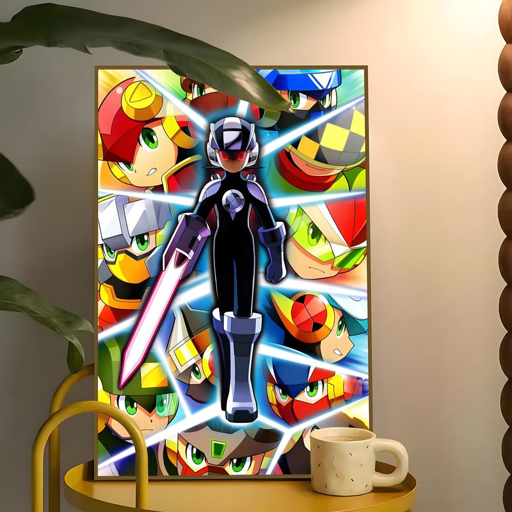 Classic Mega Man Poster Paper  - Home Bar And Theater recension och pris