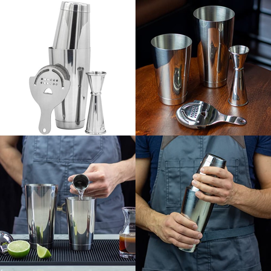 Professional Cocktail Shaker S - Boston Shaker Set recension och pris