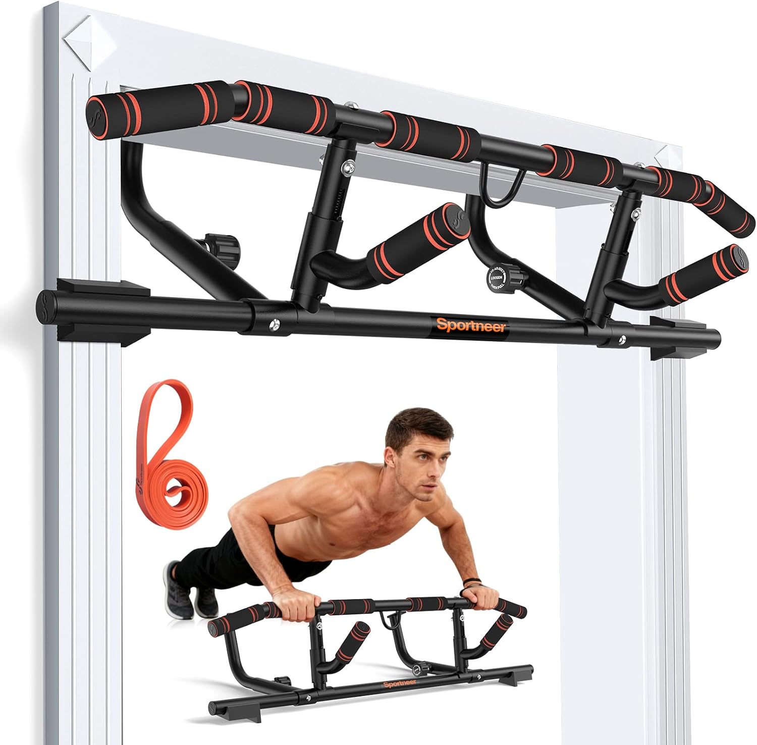 Door Pull Up Bar for Doorway w - Home Bar And Gym recension och pris