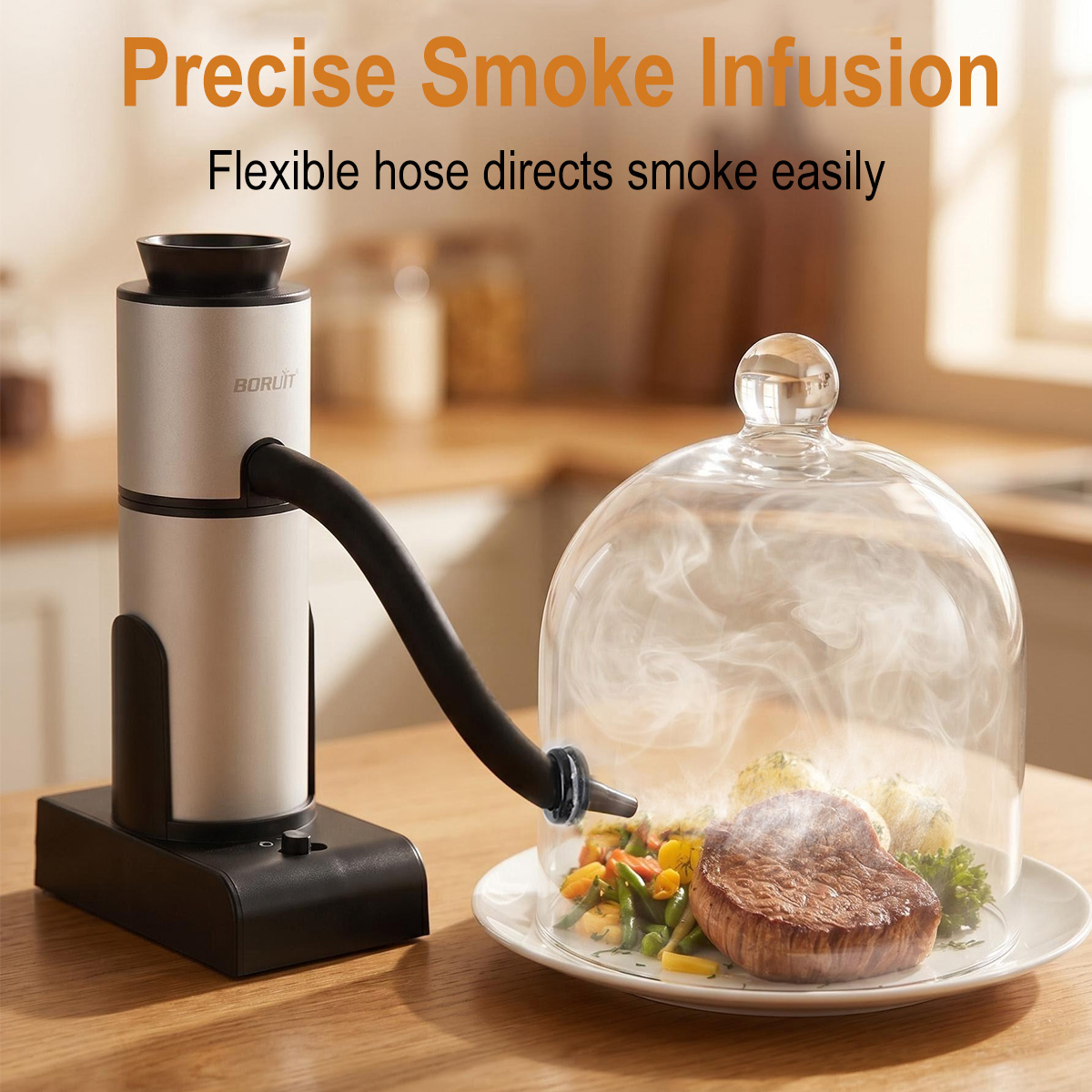 BORUiT SK303 Portable Food Col - Smoking Gun Kit recension och pris
