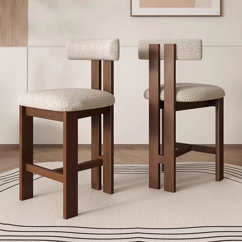 Nordic Bar Stool Solid Wood Hi - Home Bar Seating recension och pris