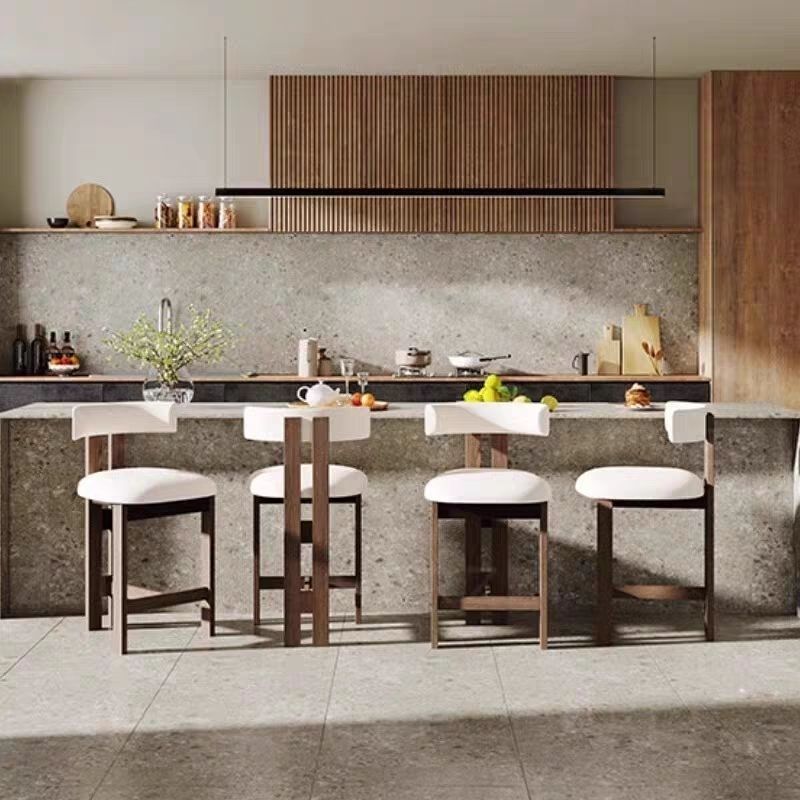 Nordic Bar Stool Solid Wood Hi - Home Bar Seating recension och pris