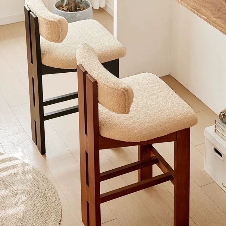 Nordic Bar Stool Solid Wood Hi - Home Bar Seating recension och pris