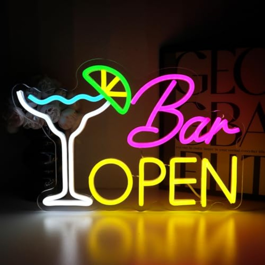 Sign for Business, Neon Open S - Home Bar Signs recension och pris