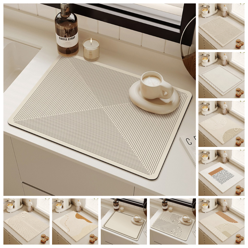 White Color Diatomite Drying M - Bar Mat Rubber recension och pris