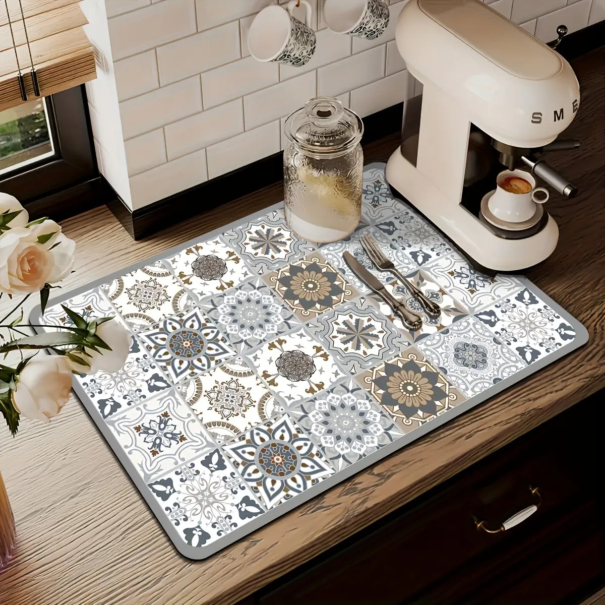 1pcs Kitchen Countertop Mat Vi - Bar Mat Rubber recension och pris