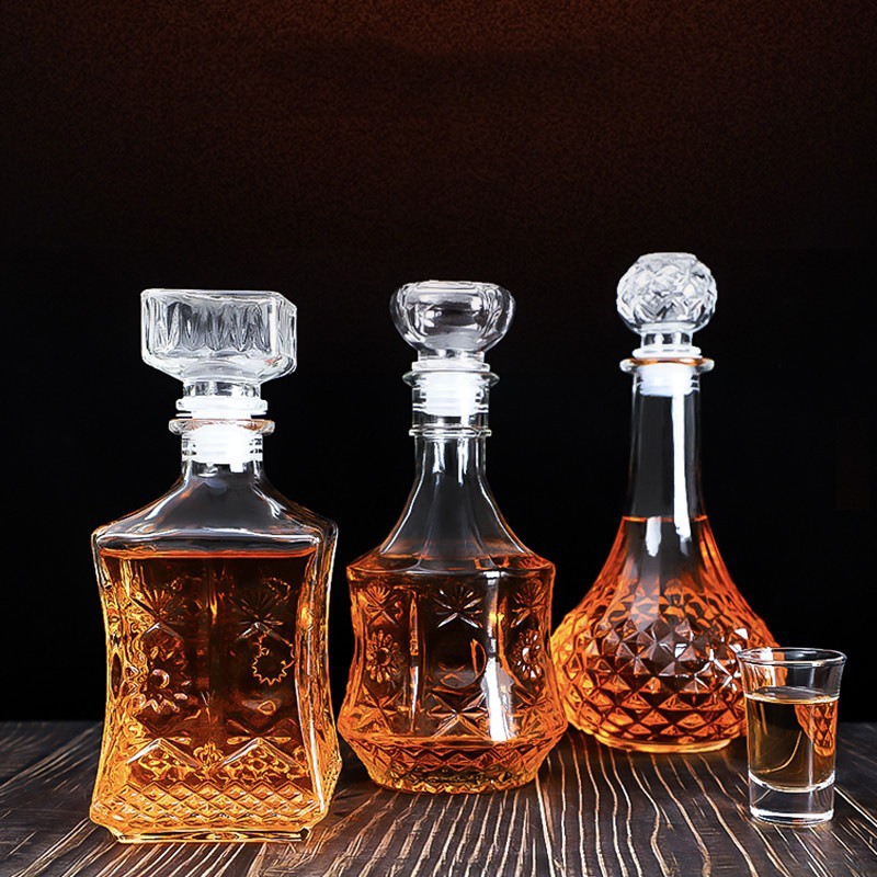 Luxury 500ML/1000ML Glass Liqu - Decanter Globe Set recension och pris