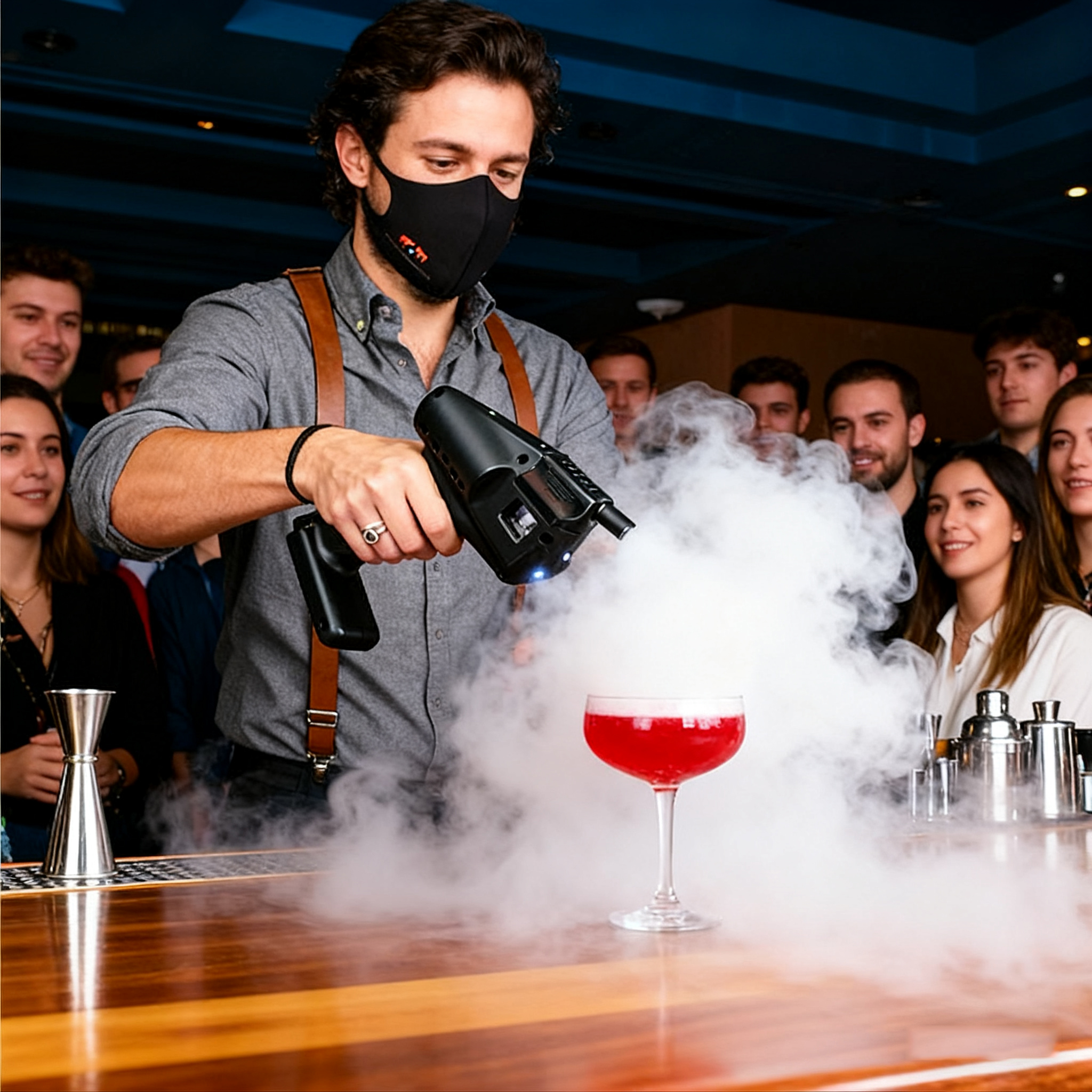 Cocktail Smoke Bubble Gun - US - Smoking Gun Kit recension och pris