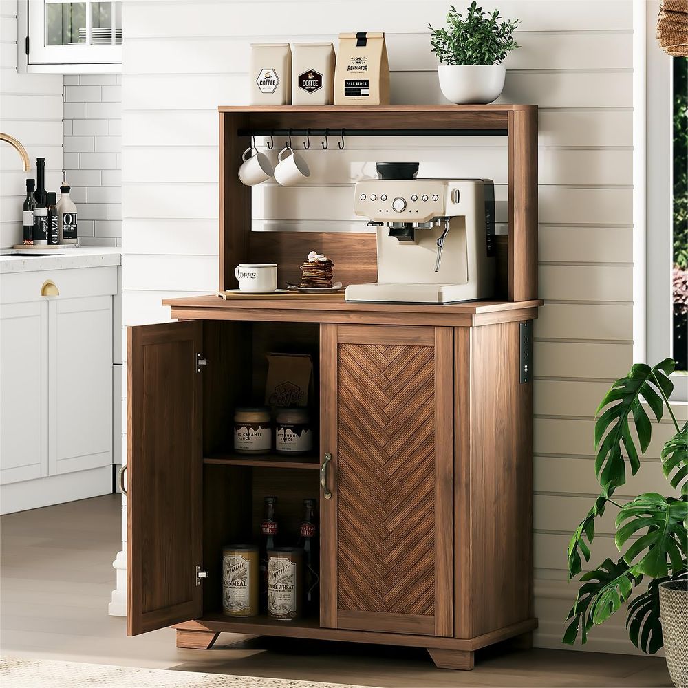 Coffee Bar Cabinet with Storag - Home Bar And Cabinet recension och pris