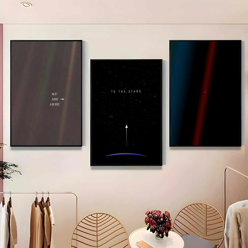 Cosmic Pale Blue Dot Poster Pa - Home Bar And Theater recension och pris