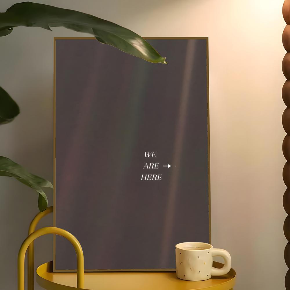 Cosmic Pale Blue Dot Poster Pa - Home Bar And Theater recension och pris