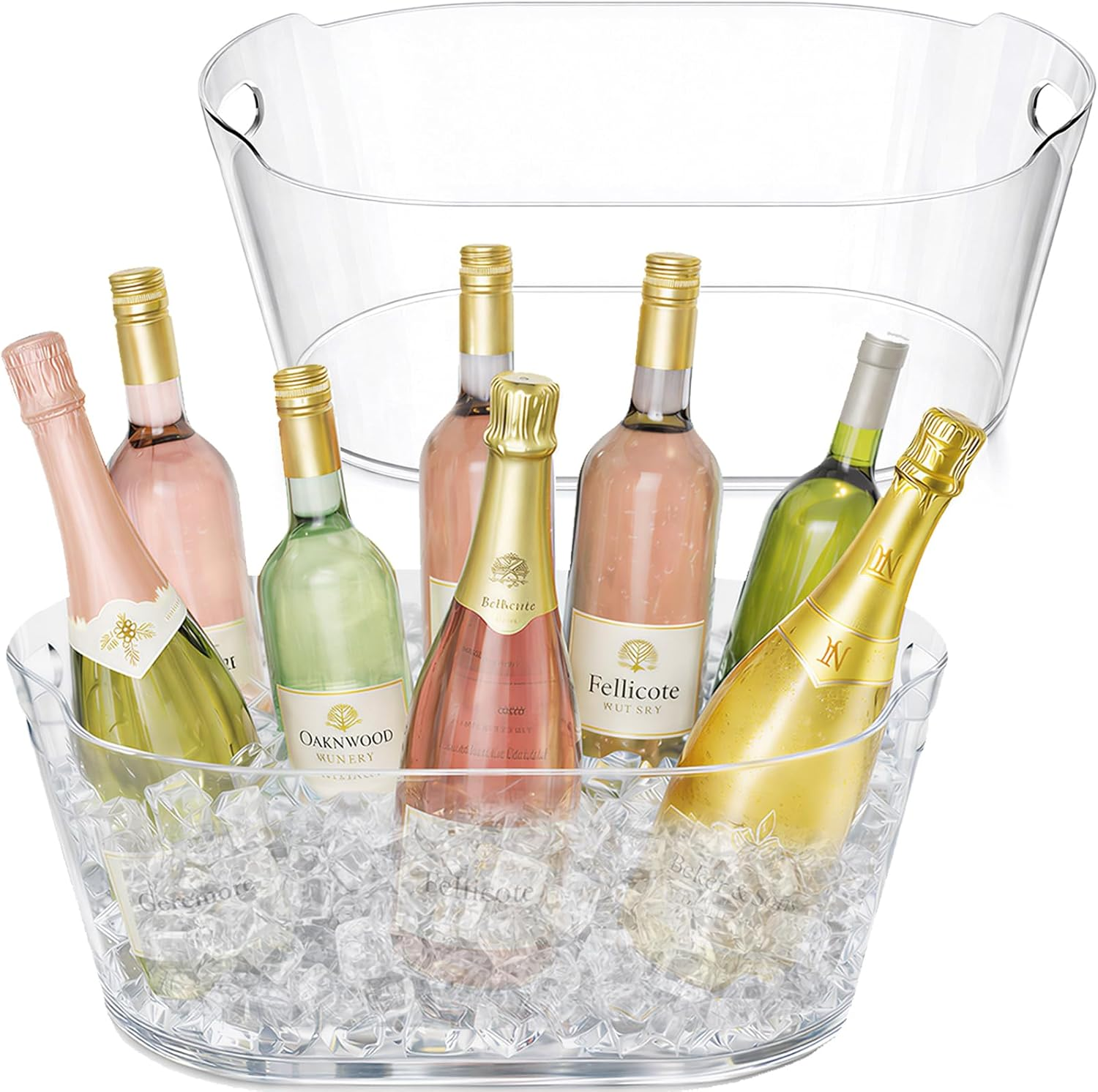 Lifewit 2 Pack 11.5L Clear Pla - Home Bar Accessories recension och pris