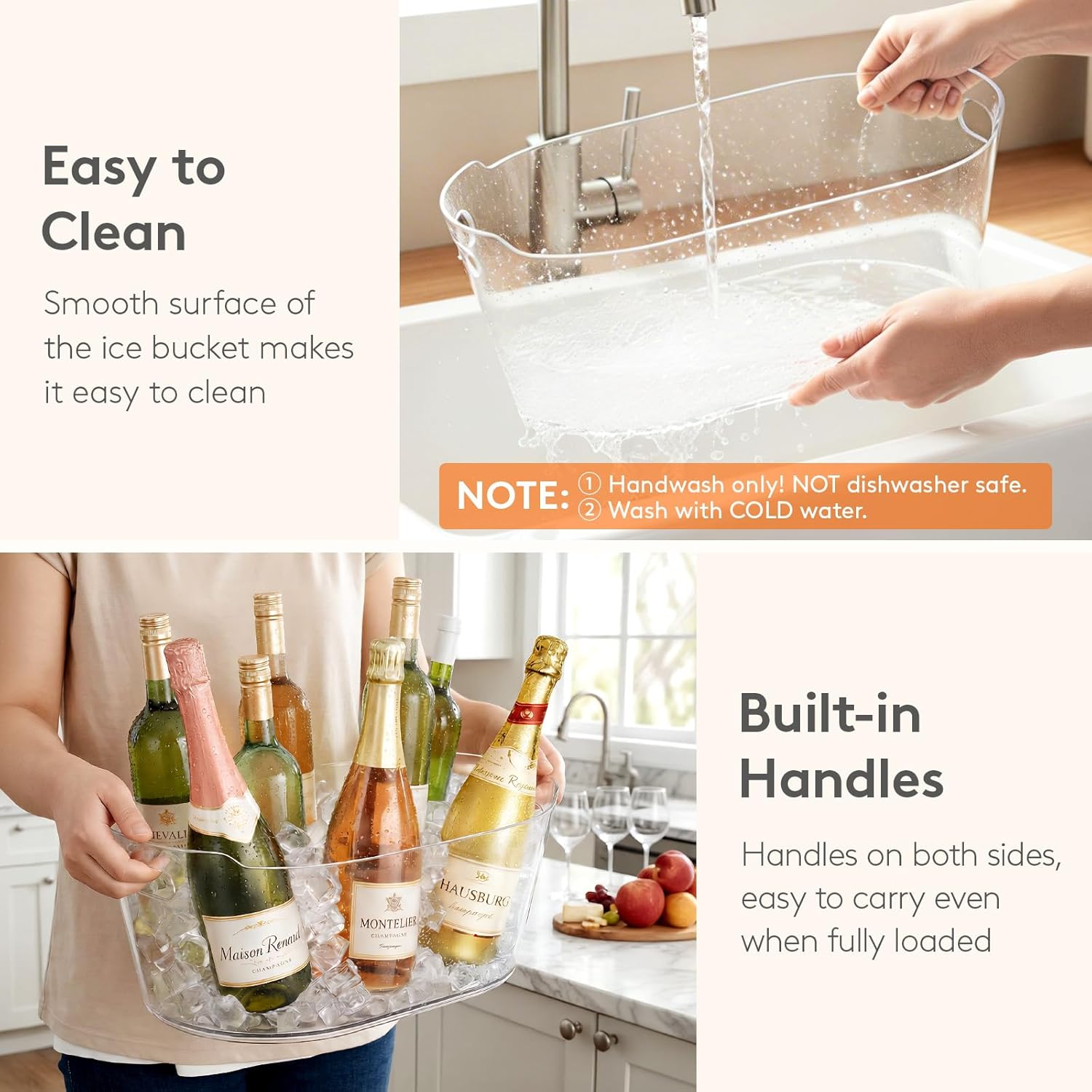 Lifewit 2 Pack 11.5L Clear Pla - Home Bar Accessories recension och pris