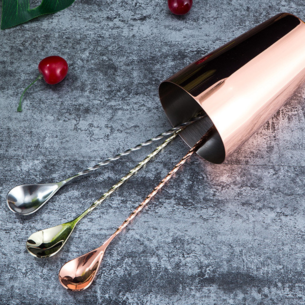 Stainless Steel Bar Spoon Long - Bar Spoon Twisted recension och pris