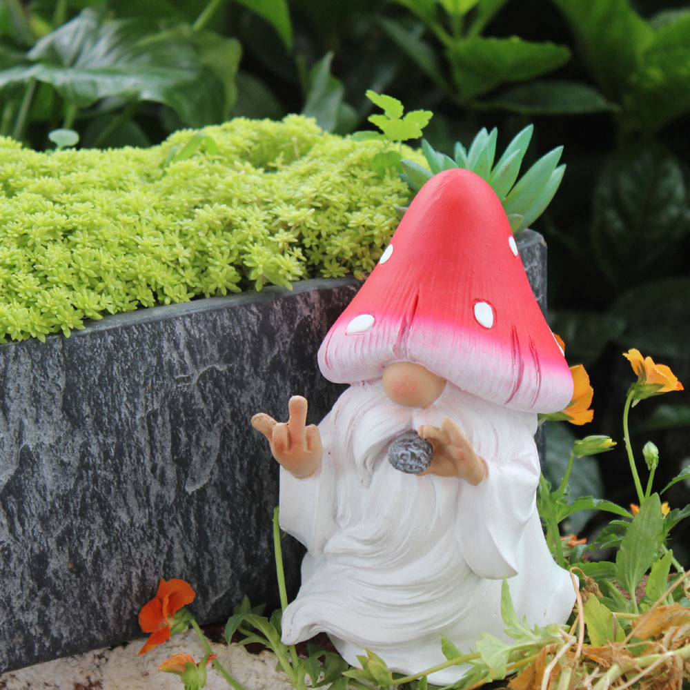 Mushroom Smoking Gnomes Funny  - Home Bargains recension och pris