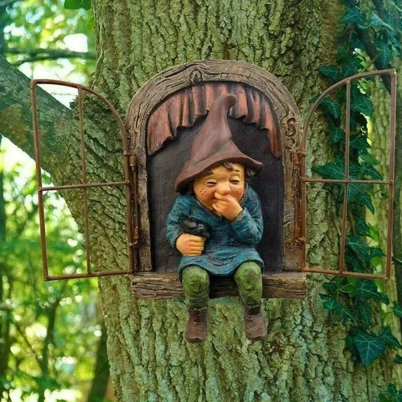 2026 Naughty Garden Statue Elf - Home Bargains recension och pris