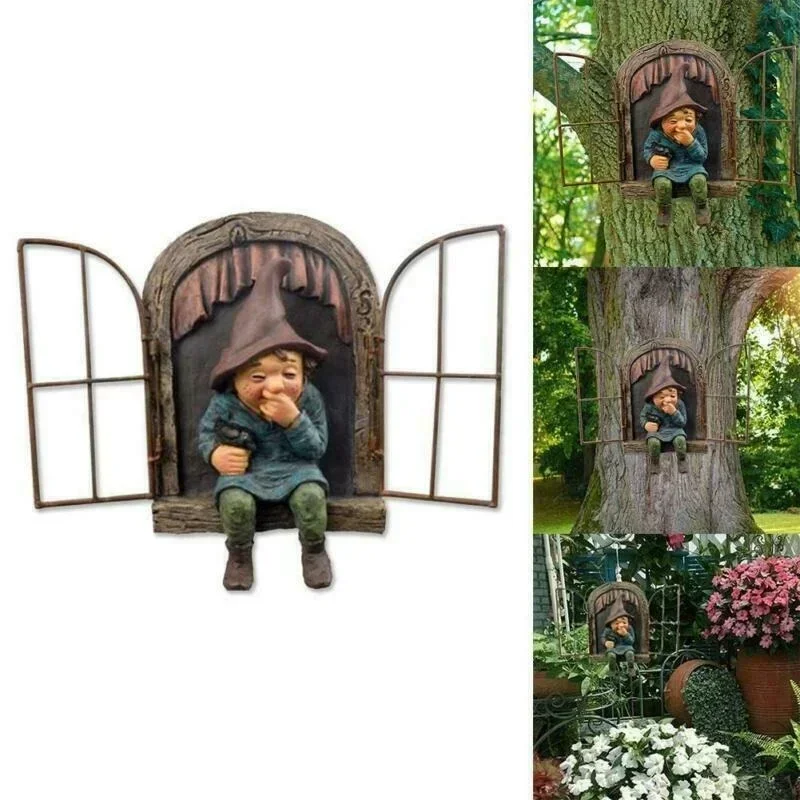 2026 Naughty Garden Statue Elf - Home Bargains recension och pris