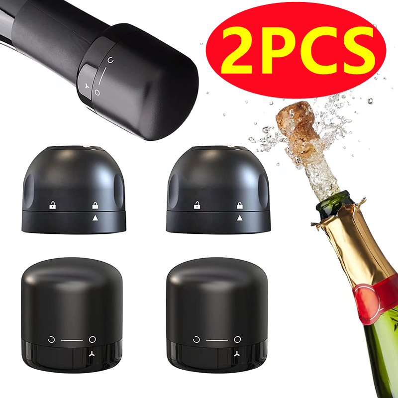 New 2PCS Vacuum Red Wine Bottl - Wine Preservation Pump recension och pris